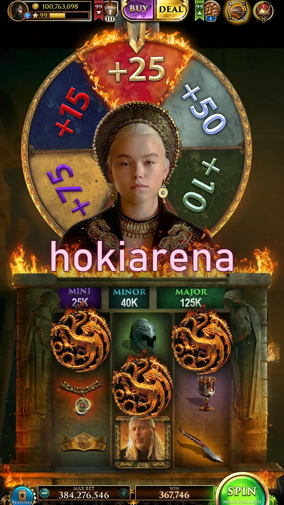 hokiarena Masuk